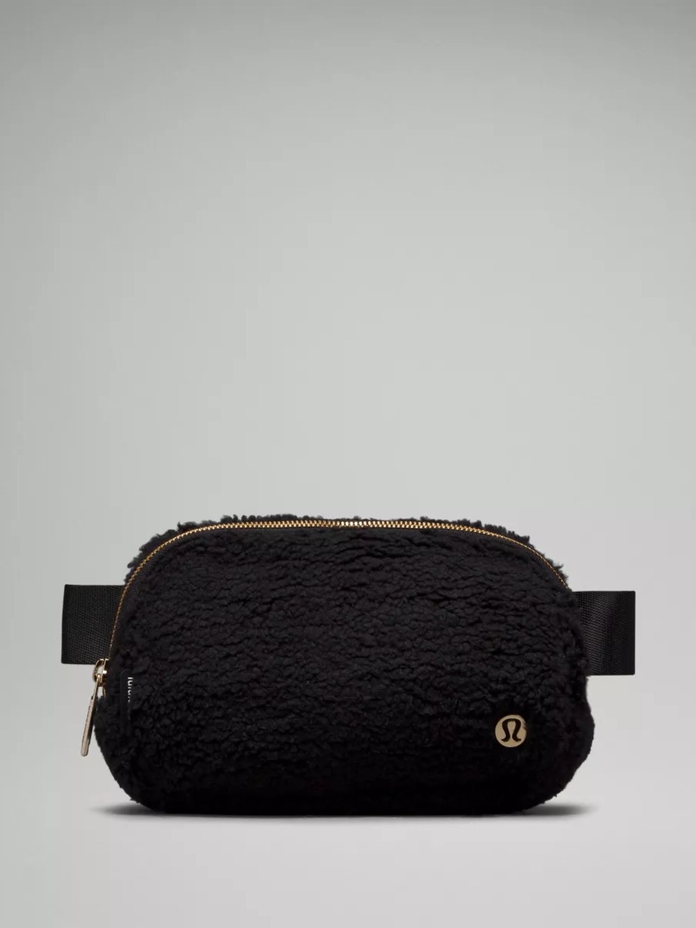 Lululemon Black & Gold Everywhere Belt Bag 1L